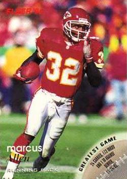 Marcus Allen Kansas City Chiefs 1996 Fleer NFL #66